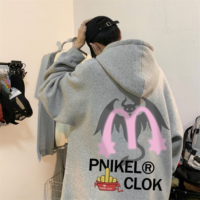 ！连帽圆领卫衣男装港风帽衫男LM169-P35,男装卫衣,电商B367