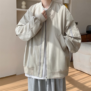 2025秋季新款美式高街飞行夹克男士潮流棒球服外套 D368 P118图片
