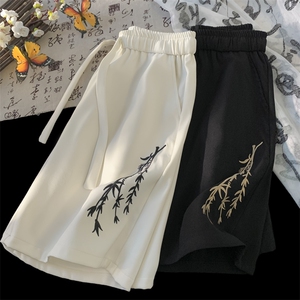 量大优 供视频 冰丝风刺绣短裤 DK18 m-5XL 特P25图片
