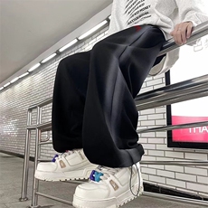 美式复古运动休闲长裤卫裤男款秋冬高街潮牌宽松直筒裤K7603-P50，男装休闲裤，星座512-3