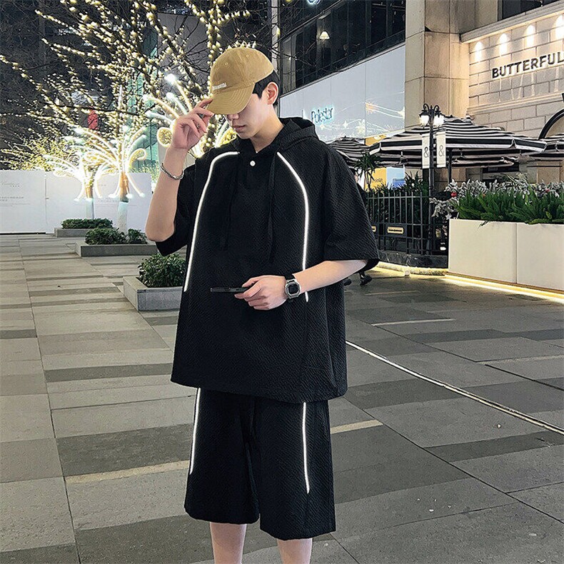 新款休闲短袖短裤套装,男装休闲套装,星座1206-1（原A206-1）