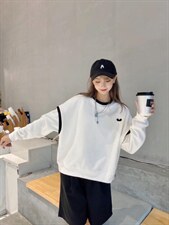 冬季宝宝绒加厚卫衣，女装卫衣/绒衫，著朴