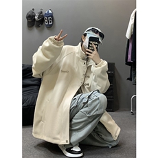 重磅！麂皮绒复合夹克飞机扣外套CP43-特P60控价：108，男装夹克，电商B371