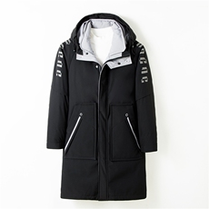 中老年绒羽绒服男中长款爸爸装冬装外套保暖防寒服ALXB8898-P375，男装羽绒服，电商B212（原钱塘6029）