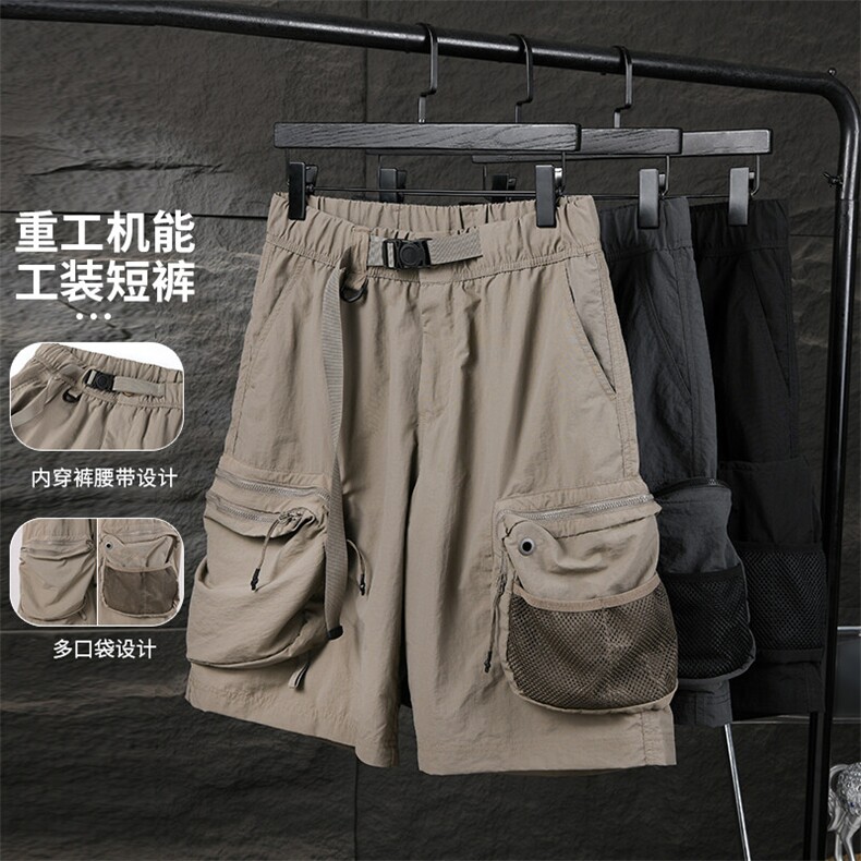 王信凯同款硬壳重工机能工装短裤五分裤 A436-K528-特P4568图片
