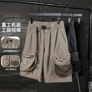 王信凯同款硬壳重工机能工装短裤五分裤 A436-K528-特P4568图片
