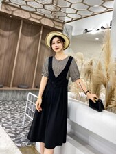 夏季假两件连衣裙，女装连衣裙，唯美