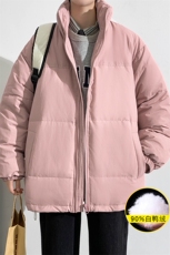 2023冬上新青少年加绒加厚上衣时尚纯色羽绒服外套男女8351-P160，男装羽绒服，电商A441-1