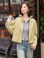 小皮衣外套女短款2025新款秋秋酷飒气质洋气休闲复古PU皮夹克上衣，女装皮衣，臻衣坊