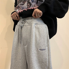 秋上新重磅刺绣休闲束脚休闲卫裤501-2-WK625-P50，男装休闲裤，星座501-2
