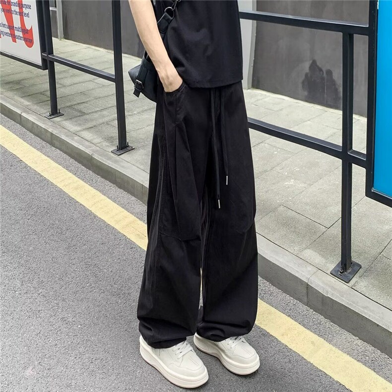 网图慎用秋季宽松美式工装裤新款百搭弯刀休闲裤310A-6131-P35,男装工装外套,四季星座310A