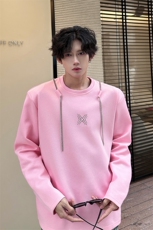 链条项链款男大时尚卫衣秋冬打底设计高街痞帅潮男打底衫长袖P55，男装卫衣，电商B319