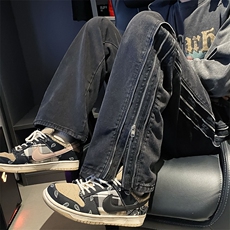 可全开拉链牛仔裤B342-K7021-P65控88，男装牛仔裤，电商B342