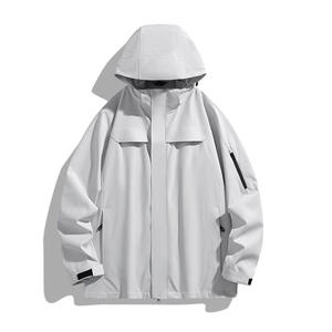 新款男女高品质户外登山服青少年学生冲锋衣夹克外套HS6606图片