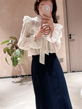 5326#圆点衬衣，其它，首选