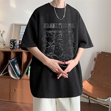 华夫格！港风华夫格短袖T恤男士半袖男五分袖体恤衫男HT121-P25，男装T恤，电商B367