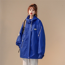 12024冲锋衣男中性风休闲宽松潮百搭外套女男工装JK7569P75控99，男装工装外套，星座226-2