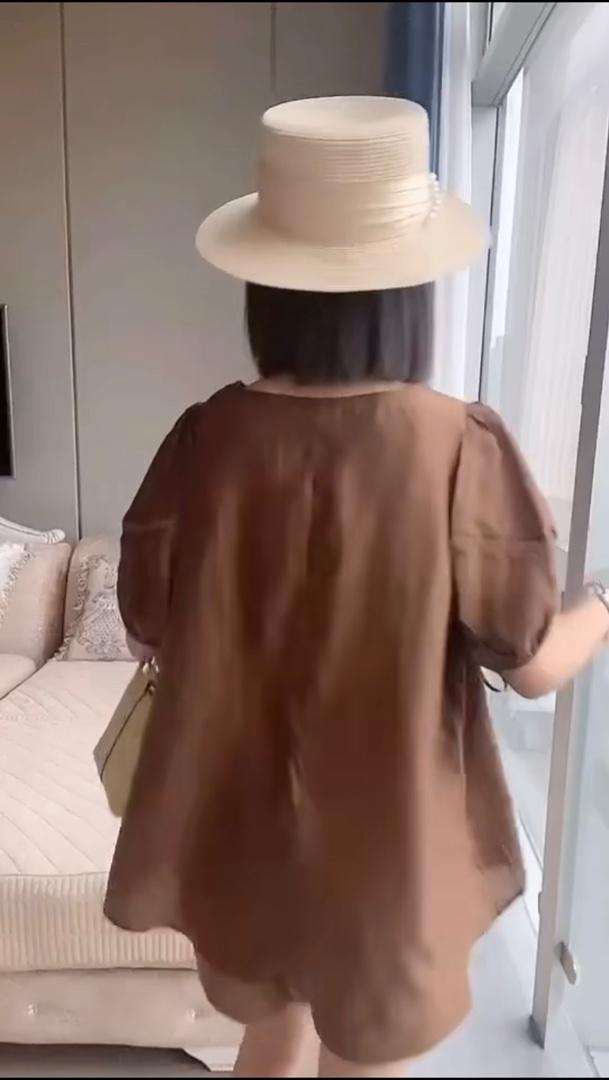 新款时尚韩版抽绳设计小衫,女装其它,L·H·X