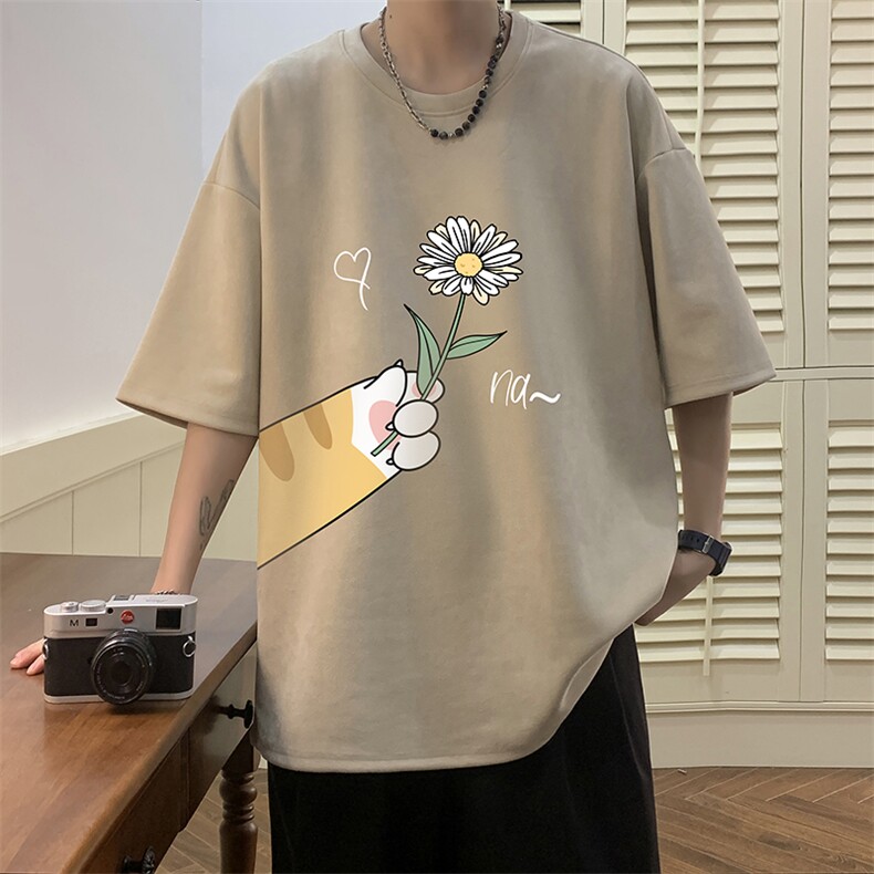 麂皮绒短袖t恤男大码半袖男JD82265-P25,男装T恤,电商A040