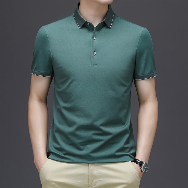 AD5568钱塘2020-3夏季男士高端休闲短袖精品T恤P92图片