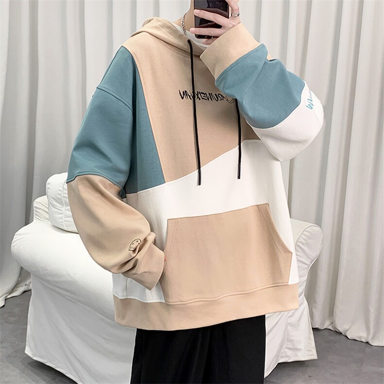7XL-M港风长袖卫衣男2023春新款主推货足休闲胖子上衣加肥加大码,男装卫衣,钱塘717(原712)