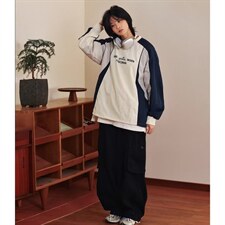 美式机能防泼水户外撞色轻薄外套男生情侣款套头卫衣宽松休闲上衣，女装短外套，星座506A