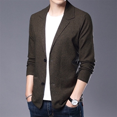 CM12052钱塘2020-2中青年男士时尚休闲帅气潮流简约针织衫P87，男装针织衫/毛衣，钱塘207-2