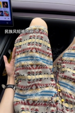 B221美式ins高街宽松民族风休闲短裤五分裤LK25557-特P28控58，男装休闲裤，电商B221