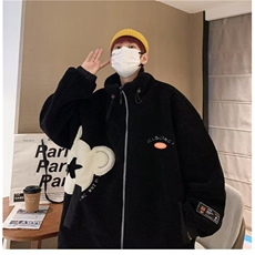 F604P75秋冬男装青年外套羊羔绒棉衣夹克保暖时尚休闲，男装夹克，星座512-6