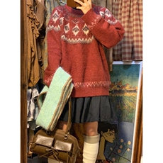 【有货】MY369CC-特P65费尔岛圣诞毛衣男女情侣装针织衫外套，男装针织衫/毛衣，星座1007（原301D）