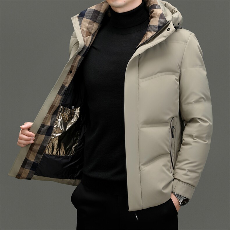 男装羽绒服YR9039继续2025冬现货充绒126g牛奶丝面料羽绒外套,男装羽绒服,钱塘207-1