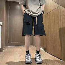 原宿气质慵懒潮流日系青春流行ins男潮牛仔裤百搭新款文艺时尚，男装牛仔裤，星座716-2