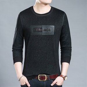C2016钱塘2020-2秋冬新款男士卫衣大货高品质圆领长袖T恤P45图片