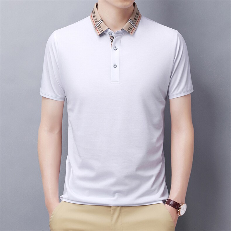 短袖T恤男士上衣翻领百搭POLO衫休闲服潮流纯色夏季新款体恤男装,男装T恤,电商B212（原钱塘6029）