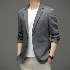 中年男士春秋季韩版商务休闲小西服外套2023新款便服单西外套，男装西服，电商B212（原钱塘6029）
