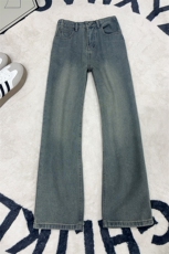 B221美式ins高街暗黑百搭宽松直筒牛仔裤LK25600-特P38控68，男装牛仔裤，电商B221
