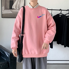 Y2363P38新款21年秋圆领卫衣男大码韩版宽松长袖外套男港风卫衣，男装卫衣，星座510A-1