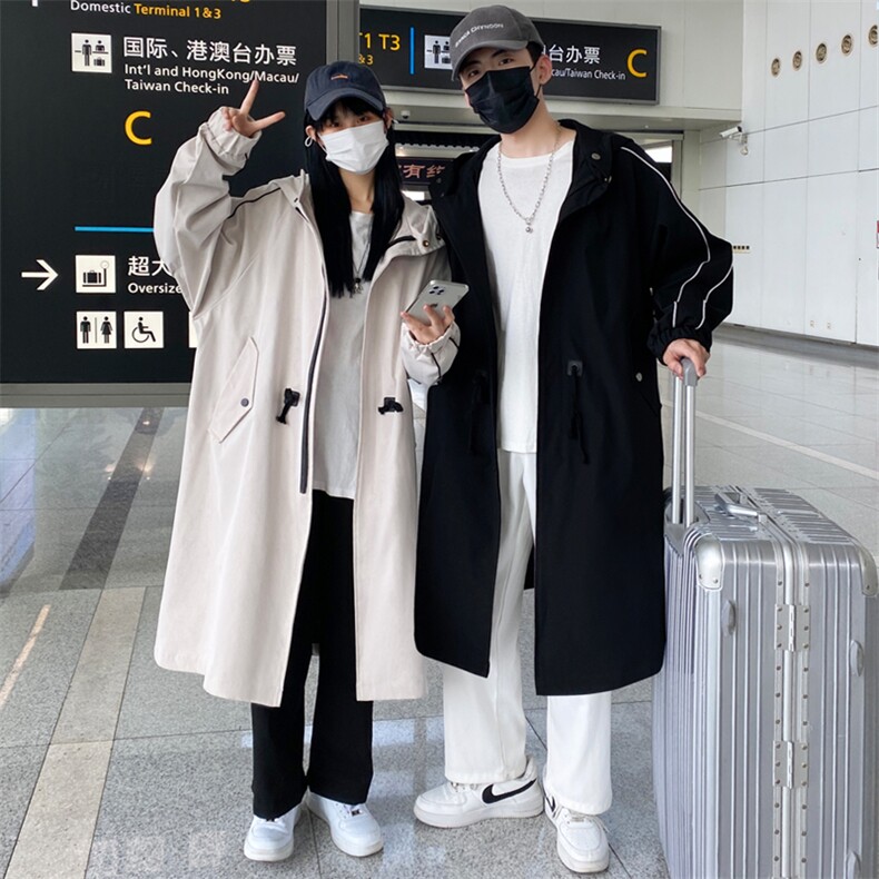 长年大货冲锋风衣男中长款大衣男F997薄P105加棉P120情,男装风衣,星座401