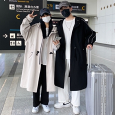 长年大货冲锋风衣男中长款大衣男F997薄P105加棉P120情，男装风衣，星座401