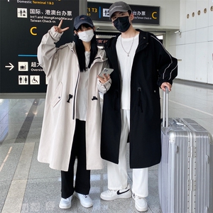 长年大货冲锋风衣男中长款大衣男F997薄P105加棉P120情图片