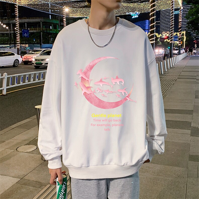 S6209-P28加绒款-P33秋季圆领卫衣男大码韩版宽松长袖外套,男装卫衣,电商A040