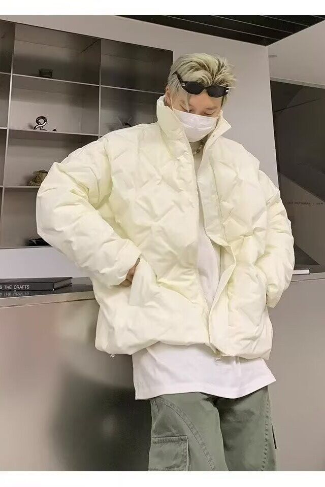 棉服男款冬美式潮牌情侣黑色加厚棉袄冬装棉衣袄子外套LF1014p85,男装棉衣,电商D256-2(原A064-2)