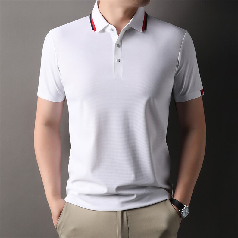 BGW802506夏季男士新款短袖T恤青年修身体恤商务休闲POLO衫,男装Polo衫,电商B360