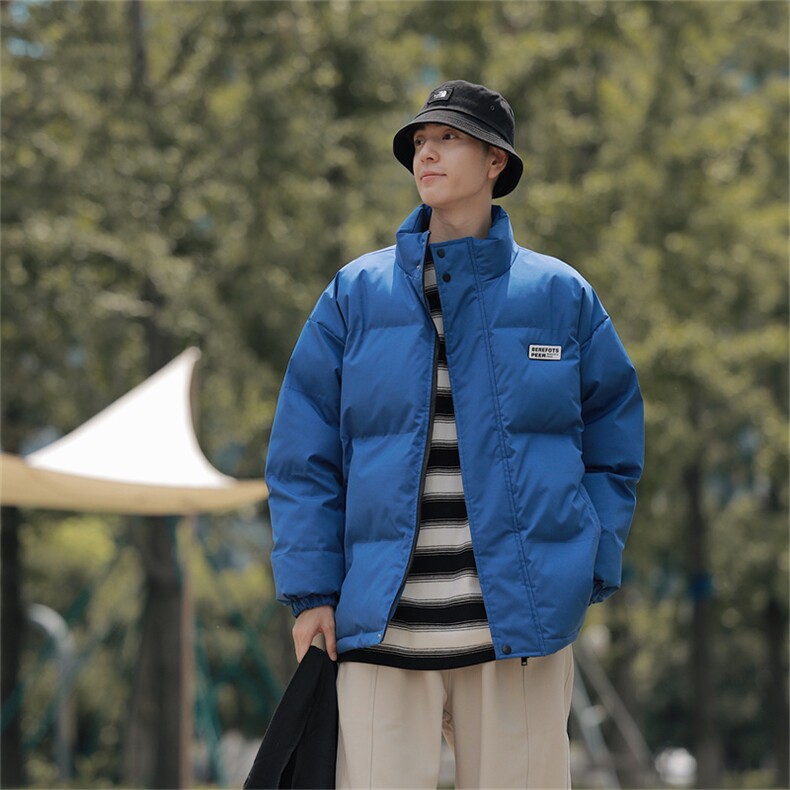 2025新款冬季棉服棉衣男生加厚保暖面包服运动休闲潮牌帅气外套图片