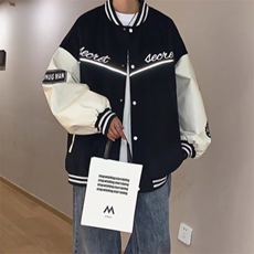 美式棒球服外套男2025新款春季潮流宽松ins潮牌春秋休闲夹克，男装夹克，星座1210-1