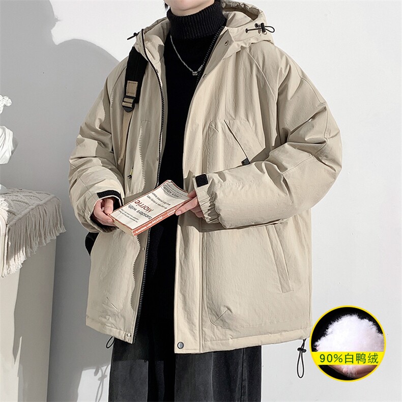 2023冬上新加绒加厚羽绒服百搭冲锋衣外套男女 8317-P220 控价318图片