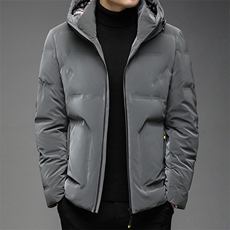 中老年羽绒服男士外套中年爸爸装休闲冬季韩版外套QLMF82109-P270，男装羽绒服，电商B212（原钱塘6029）