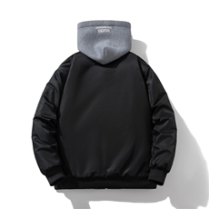 现货2色欧美街头酷炫棒球服飞行服夹克棉服外套，男装棉衣，电商A105