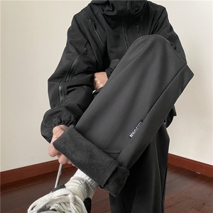 抖音高街按扣设计加绒冲锋裤K23545-p50控68加绒K23545JR-P60控78图片