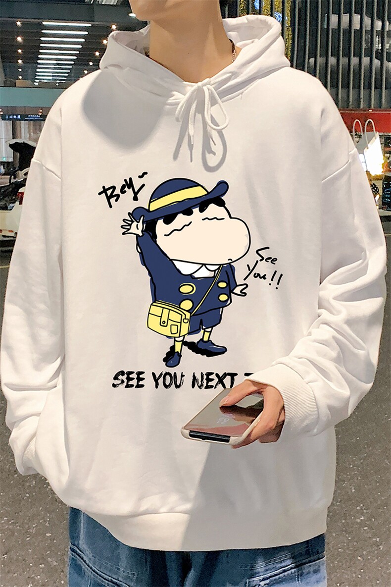WY2240-P35纯棉连帽卫衣男大码运动帽衫宽松薄外套男,男装卫衣,电商A040